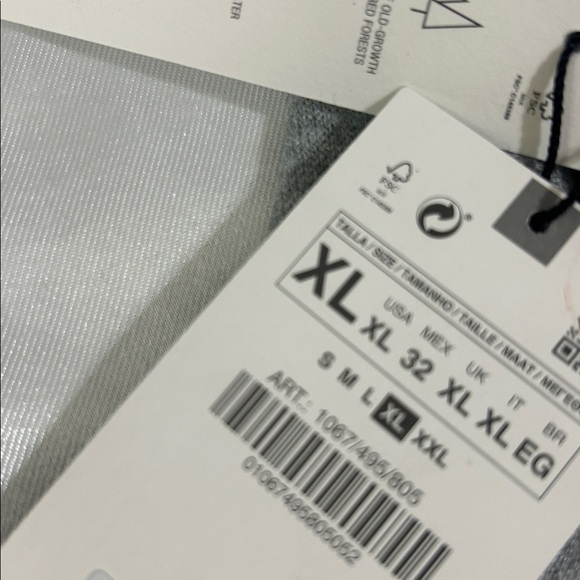 Zara Gray Turtleneck Long Sleeve Top – Soft Stretch Knit - Picture 6 of 7